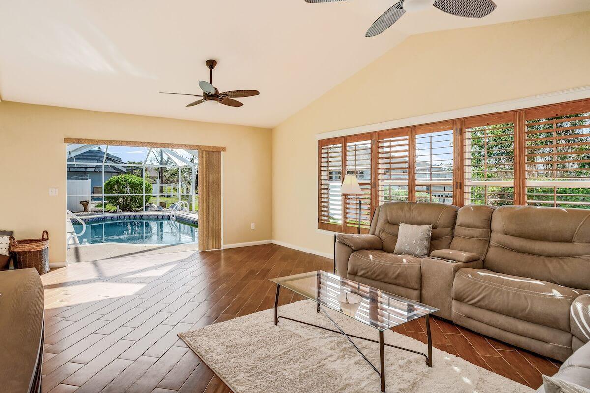 Klidný dům v Cape Coral s vlastním bazénem